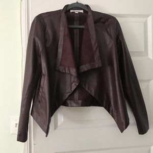 BB Dakota Faux Leather Jacket sz M